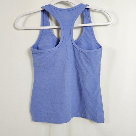Beyond Yoga Step Up Tank In Periwinkle Cloud Heather - Size S - Picture 7 of 9